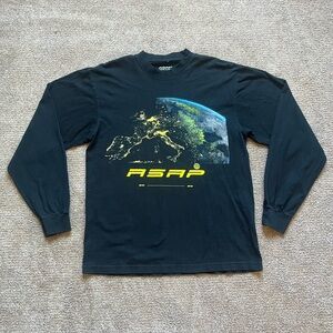 A$AP Rocky Worldwide Faded Black Longsleeve Tee